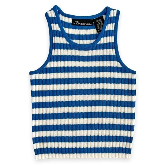 VINTAGE 90’s No Boundaries Knit Tank Top - Picture 1 of 4